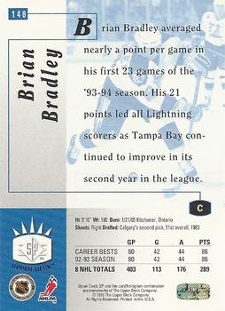1993-94 Upper Deck - SP #148 Brian Bradley Back