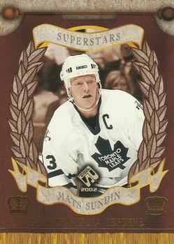 2001-02 Pacific Private Stock - Reserve #S19 Mats Sundin Front