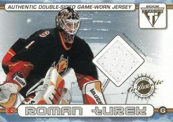 2001-02 Pacific Private Stock Titanium - Authentic Double-Sided Jerseys #6 Roman Turek / Bob Boughner Front