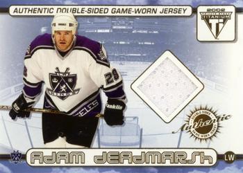 2001-02 Pacific Private Stock Titanium - Authentic Double-Sided Jerseys #18 Adam Deadmarsh / Bryan Smolinski Front