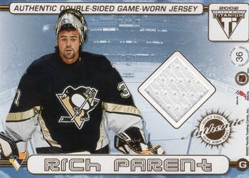 2001-02 Pacific Private Stock Titanium - Authentic Double-Sided Jerseys #36 Alexei Kovalev / Rich Parent Back