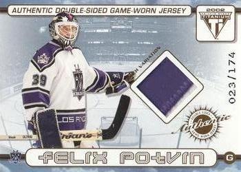 2001-02 Pacific Private Stock Titanium - Authentic Double-Sided