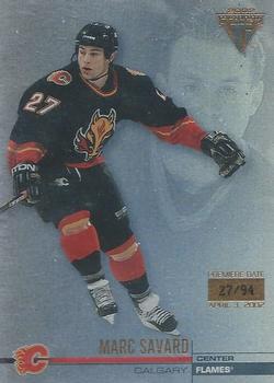 2001-02 Pacific Private Stock Titanium - Premiere Date #21 Marc Savard Front