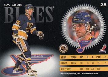 1994-95 Donruss #28 Craig Janney Back