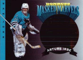 1994-95 Donruss - Masked Marvels #4 Arturs Irbe Front