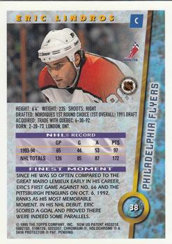1994-95 Finest #38 Eric Lindros Back