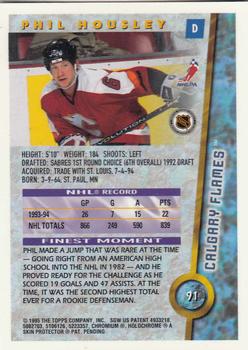 1994-95 Finest #91 Phil Housley Back