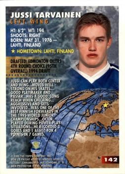 1994-95 Finest #142 Jussi Tarvainen Back