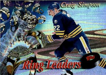 1994-95 Finest - Ring Leaders #7 Craig Simpson Front