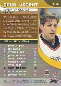 2001-02 Topps - Own the Game #OTG8 Doug Weight Back