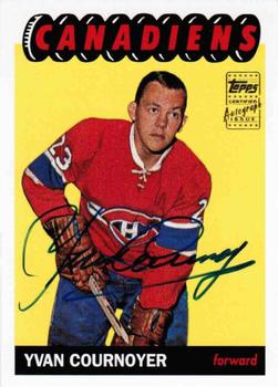 2001-02 Topps - Rookie Reprints Autographed #76 Yvan Cournoyer Front