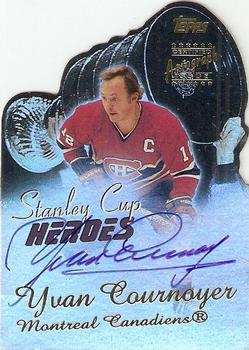 2001-02 Topps - Stanley Cup Heroes Autographed #SCHA-YC Yvan Cournoyer Front