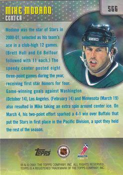 2001-02 Topps - Stars of the Game #SG6 Mike Modano Back