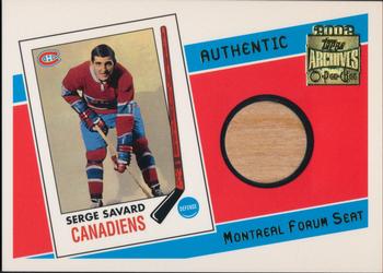 2001-02 Topps / O-Pee-Chee Archives - Arena Seats #AS-SSa Serge Savard Front