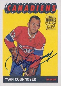 2001-02 Topps / O-Pee-Chee Archives - Autographs #29 Yvan Cournoyer Front