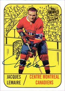 2001-02 Topps / O-Pee-Chee Archives - Autographs #65 Jacques Lemaire Front