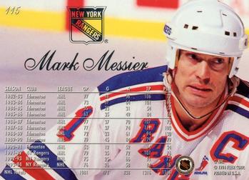 1994-95 Flair #115 Mark Messier Back