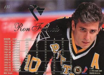 1994-95 Flair #134 Ron Francis Back