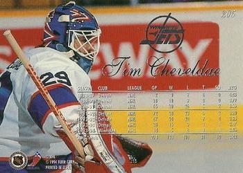 1994-95 Flair #205 Tim Cheveldae Back