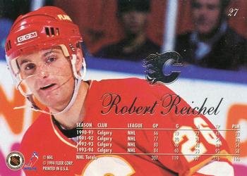 1994-95 Flair #27 Robert Reichel Back