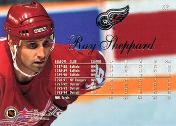 1994-95 Flair #52 Ray Sheppard Back