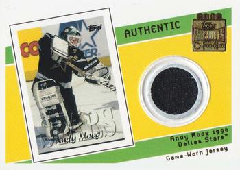 2001-02 Topps / O-Pee-Chee Archives - Relics #J-AM Andy Moog Front