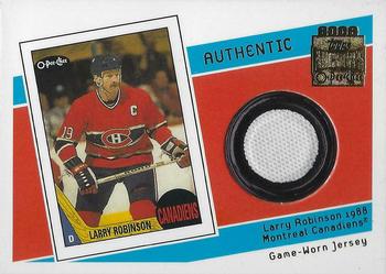 2001-02 Topps / O-Pee-Chee Archives - Relics #J-LR Larry Robinson Front