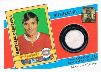 2001-02 Topps / O-Pee-Chee Archives - Relics #J-PM Pete Mahovlich Front