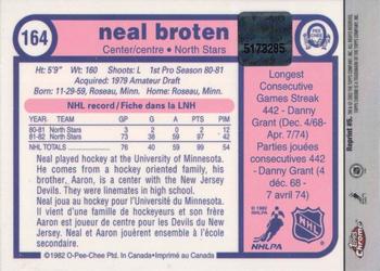 2001-02 Topps Chrome - Rookie Reprints Autographed #5 Neal Broten Back