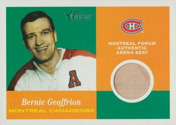2001-02 Topps Heritage - Arena Relics #R-BG Bernie Geoffrion Front