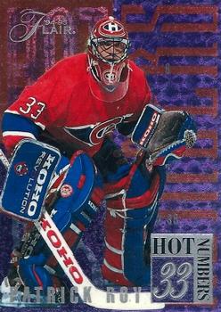 1994-95 Flair - Hot Numbers #8 Patrick Roy Front