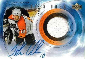 2001-02 Upper Deck - UD Signed Jerseys (Series One) #S-JL John LeClair Front