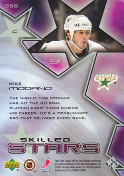 2001-02 Upper Deck - Skilled Stars #SS8 Mike Modano Back