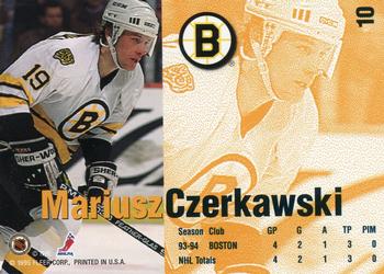 1994-95 Fleer #10 Mariusz Czerkawski Back