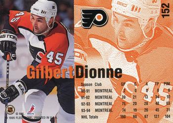 1994-95 Fleer #152 Gilbert Dionne Back