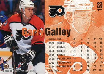 1994-95 Fleer #153 Garry Galley Back