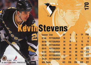 1994-95 Fleer #170 Kevin Stevens Back