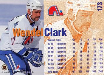 1994-95 Fleer #173 Wendel Clark Back