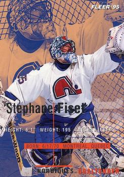 1994-95 Fleer #175 Stephane Fiset Front