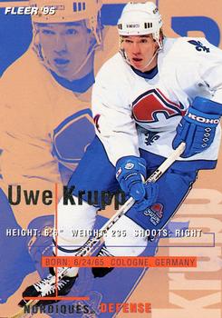 1994-95 Fleer #179 Uwe Krupp Front