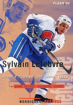 1994-95 Fleer #180 Sylvain Lefebvre Front