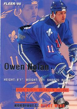 1994-95 Fleer #181 Owen Nolan Front
