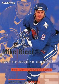 1994-95 Fleer #182 Mike Ricci Front