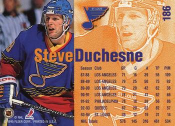 1994-95 Fleer #186 Steve Duchesne Back