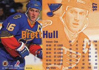 1994-95 Fleer #187 Brett Hull Back