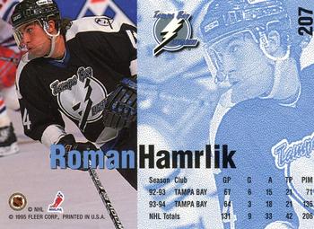 1994-95 Fleer #207 Roman Hamrlik Back