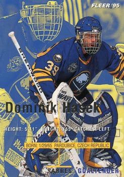 1994-95 Fleer #20 Dominik Hasek Front