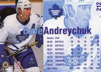 1994-95 Fleer #212 Dave Andreychuk Back