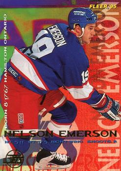 1994-95 Fleer #240 Nelson Emerson Front