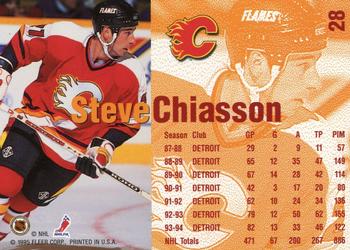 1994-95 Fleer #28 Steve Chiasson Back